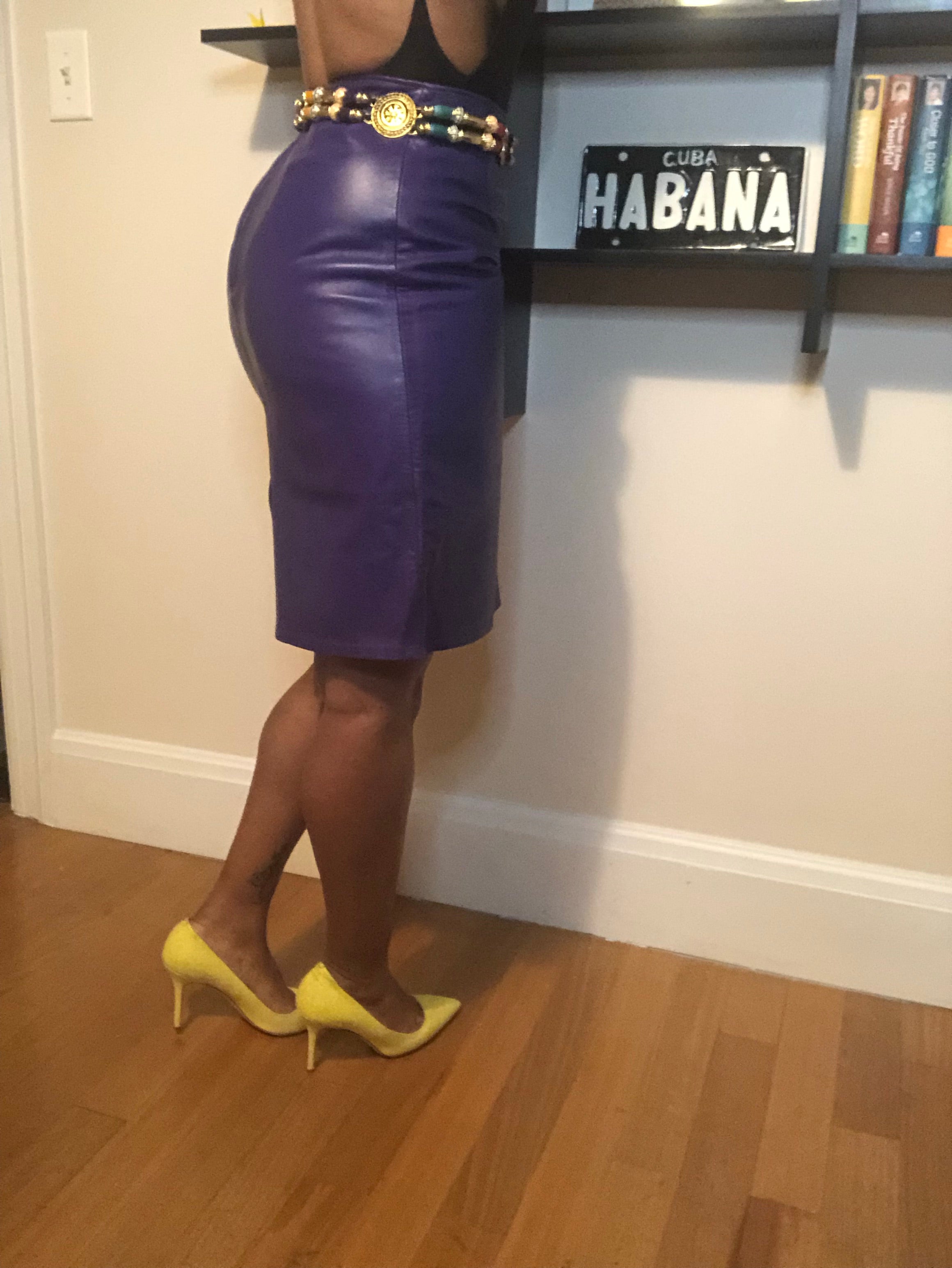 Hello Grape Jelly Skirt