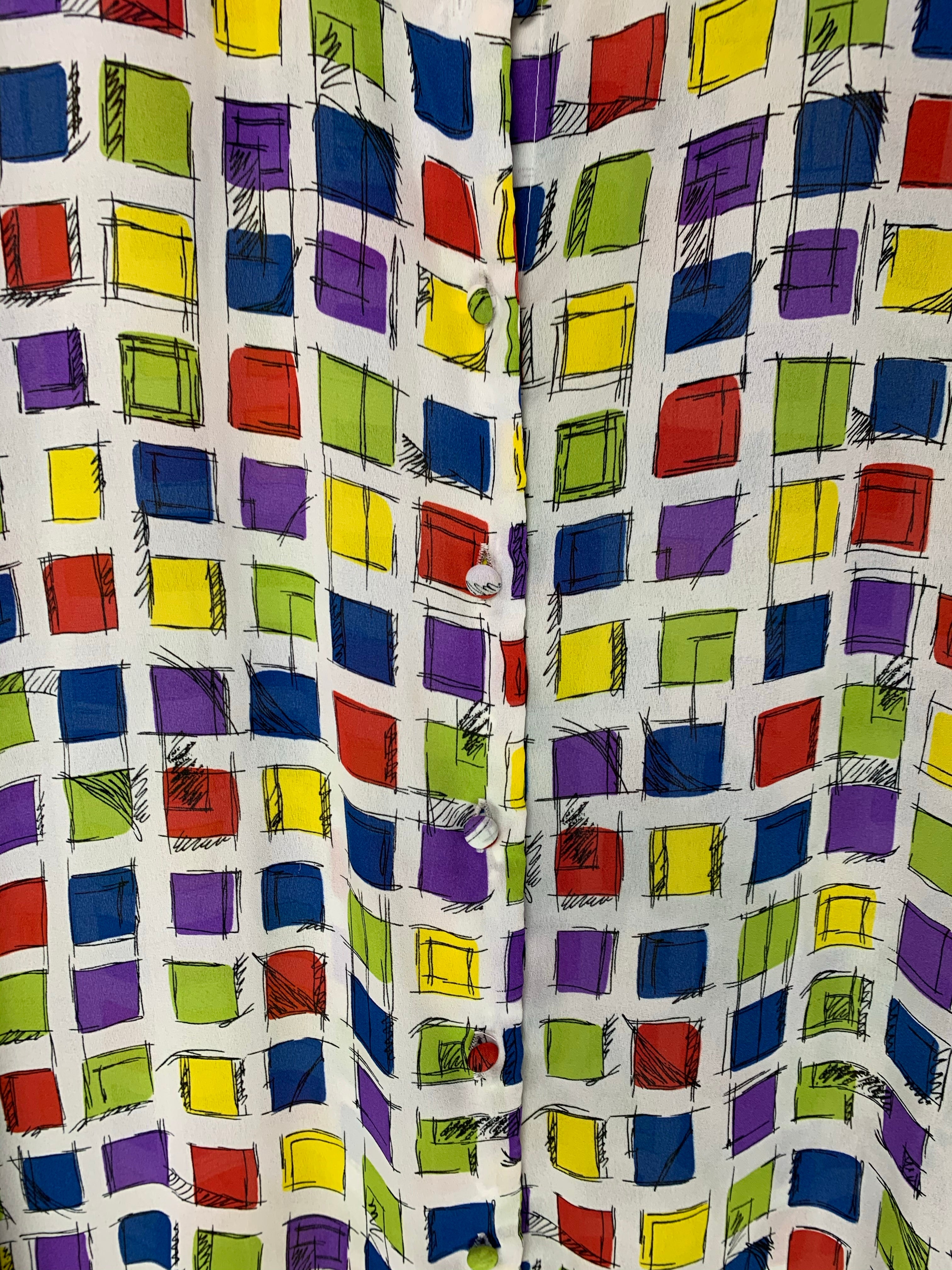 Square Biz Blouse