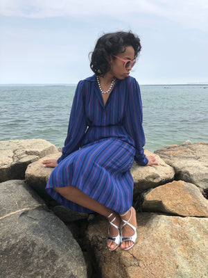 Stripes and Waves Dress