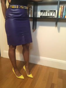 Hello Grape Jelly Skirt